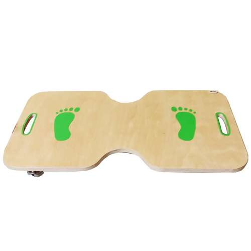 Детская роликовая доска балансир из дерева