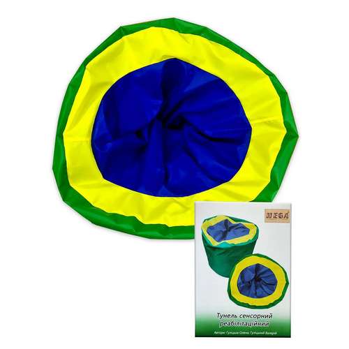 Тоннель Сенсорный реабилитационный 100х70см с методичкой