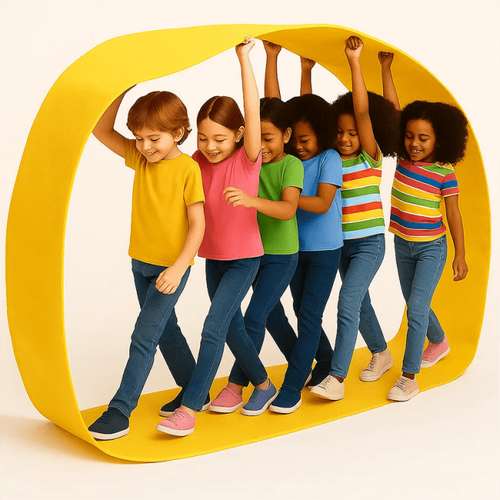 Игровая дорожка Командная работа кольцевая