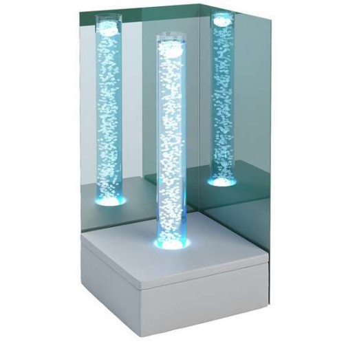 Світлова бульбашкова колона з квадратним пуфом
