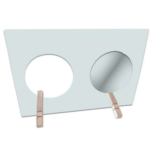 Логопедическое зеркало с отверстием на подставке