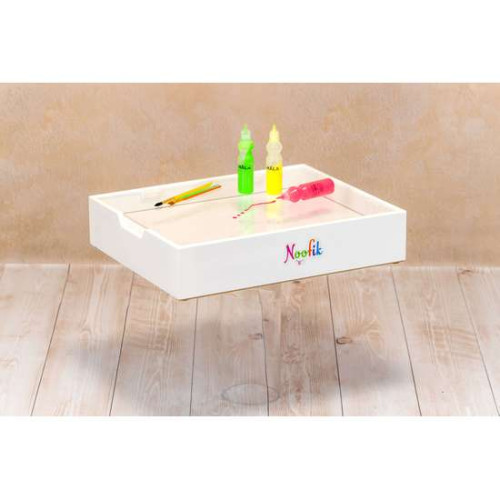 Световой планшет прямоугольный без кармана с прозрачной крышкой