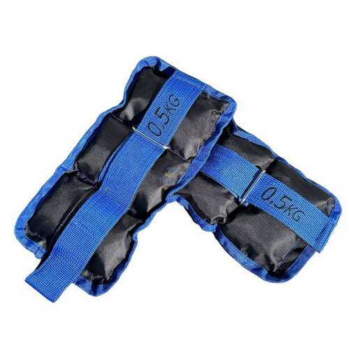 Утяжелители-манжеты для рук и ног 2x0,5 кг G8833-1BL