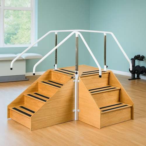 Реабилитационная лестница с разным шагом для восстановления нижних конечностей