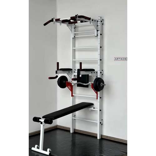 Шведська стінка металева біла для жиму