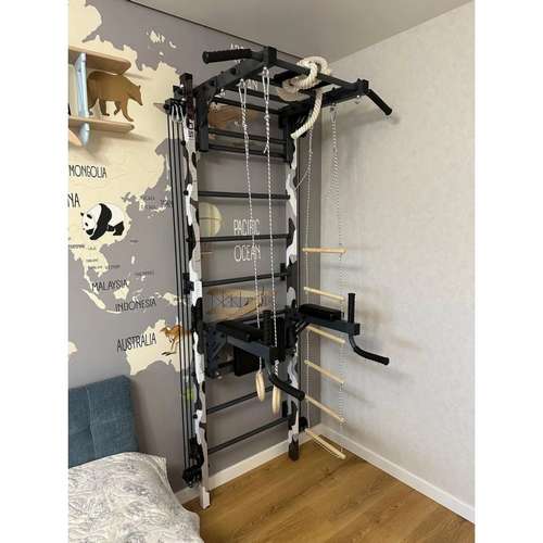 Шведська стінка мілітарі з турніком брусами блоком резинок дитячим набором