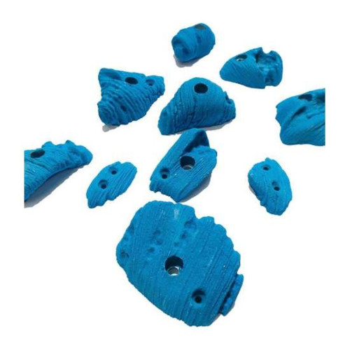 Зацепы для скалодрома 10 шт. размер М "Скала" синий