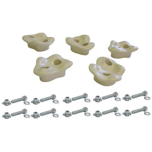 Зацепы СЛОНОВАЯ КОСТЬ для детского скалодрома Зацепы СЛОНОВАЯ КОСТЬ для детского скалодрома