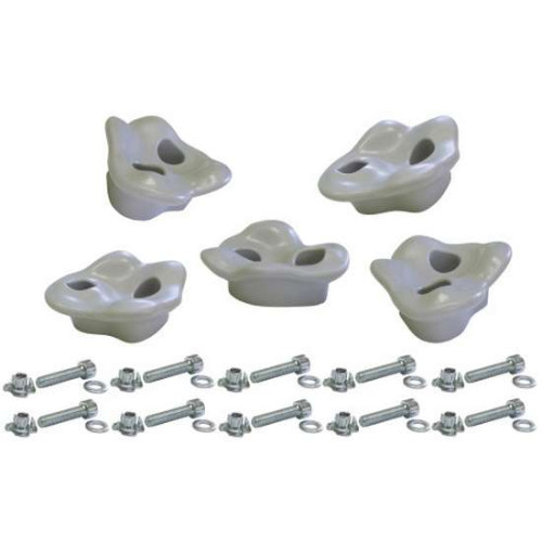 Зацепы СВЕТЛО СЕРЫЕ для детского скалодрома