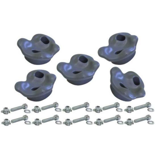 Зацепы ТЕМНО-СЕРЫЕ для детского скалодрома