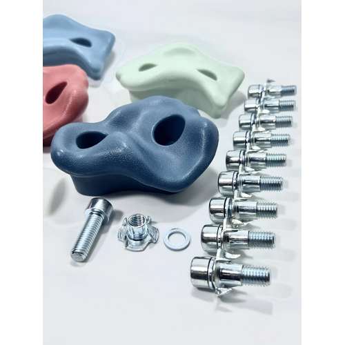 Зацепы для детского скалодрома 5 шт. пластиковые L-размер пастельный ✅ хорошие характеристики Зацепы для детского скалодрома 5 шт. пластиковые L-размер пастельный ✅ хорошие характеристики