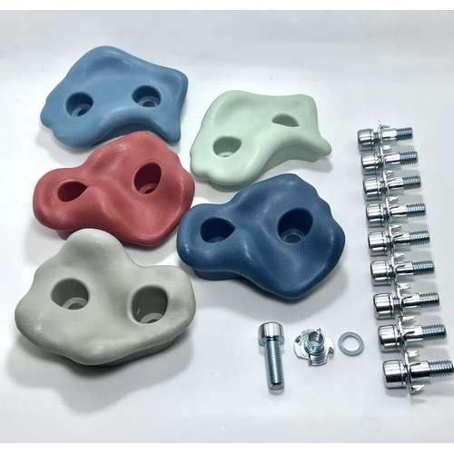 Зацепы для детского скалодрома 5 шт. пластиковые L-размер пастельный ✅ хорошие характеристики Зацепы для детского скалодрома 5 шт. пластиковые L-размер пастельный ✅ хорошие характеристики