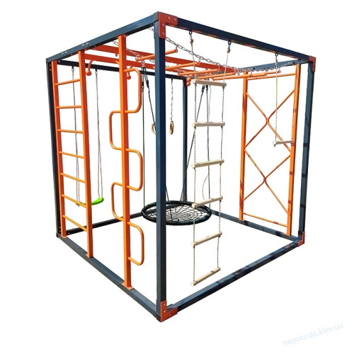 Спортивно игровой уличный комплекс Куб с качелей Гнездо Канарейки Спортивно игровой уличный комплекс Куб с качелей Гнездо Канарейки