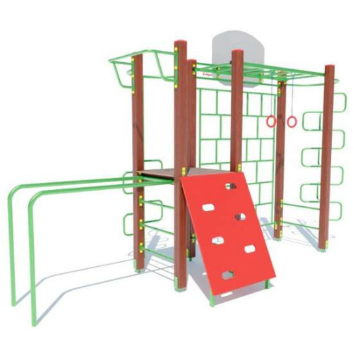 Гимнастический комплекс Тарзан с баскетбольным кольцом