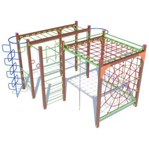Гимнастический комплекс «Динамо» с канатными лазами DIO681.1