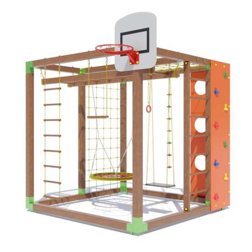 Деревянный комплекс Куб-5 DIO671.4 Деревянный комплекс Куб-5 DIO671.4