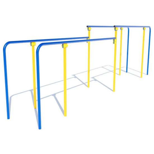 Брусья параллельные двухуровневые на площадку