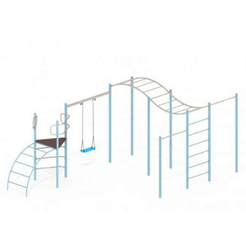 Спортивный комплекс детский уличный с качелей на спортплощадку Спортивный комплекс детский уличный с качелей на спортплощадку
