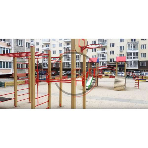 Гімнастичний комплекс для дітей "Спортишка" купити за ціною 52 381 грн. Гімнастичний комплекс для дітей "Спортишка" купити за ціною 52 381 грн.