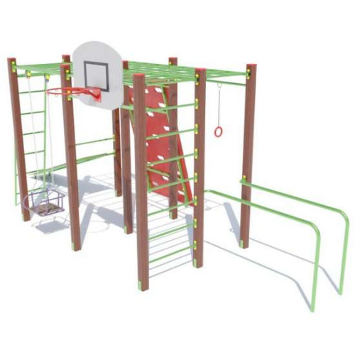 Уличная спортивная площадка "Рукоход друзей+"