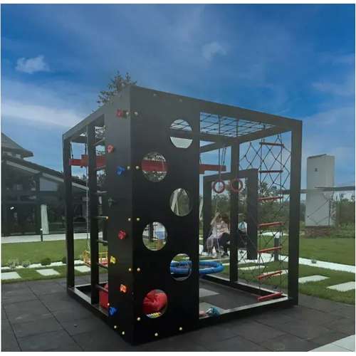 Детская площадка Куб 2,3*2,3м из бруса Спортивный комплекс уличный детский комплекс