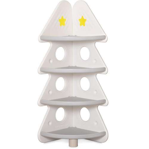 Угловой стеллаж для игрушек и книг Groot белый на ножках