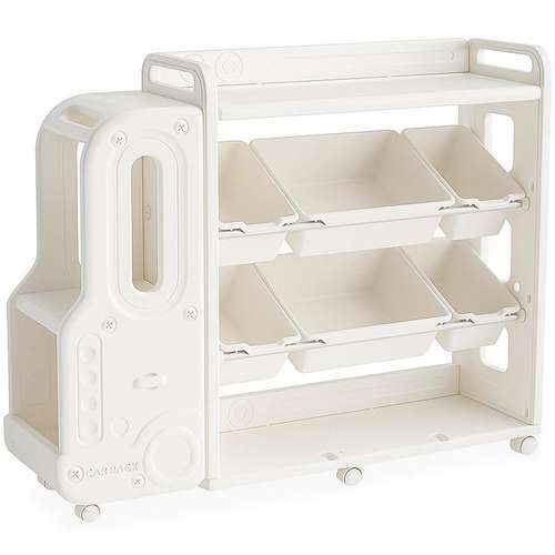 Стелаж для іграшок та книжок Sheriff білий