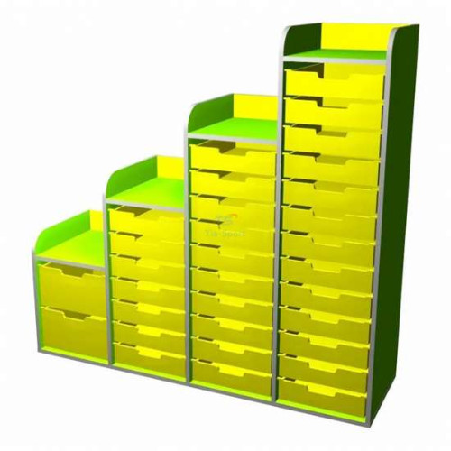 Стенка детская под лотки Горка для НУШ, школы, детского сада