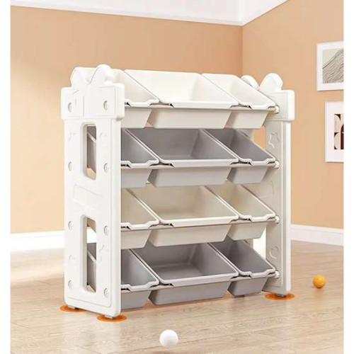 Стелаж з контейнерами Gifty білий