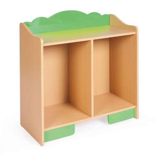 Детская деревянная тумба Yucai на 2 вертикальные секции
