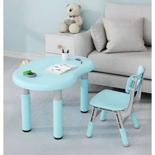 Детская парта со стулом регулируемая Classy голубая для мальчика