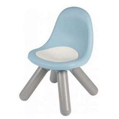 Стул со спинкой детский голубовато-серый 33х33х50 см