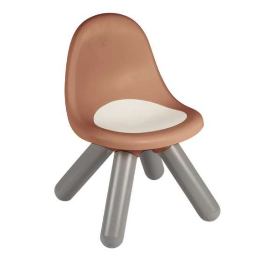 Стул со спинкой детский Smoby терракотово-серый