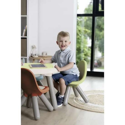 Стул со спинкой детский Smoby зелено-серый 33х33х50 см ✅ хорошие характеристики Стул со спинкой детский Smoby зелено-серый 33х33х50 см ✅ хорошие характеристики