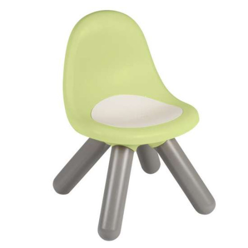 Стул со спинкой детский Smoby зелено-серый 33х33х50 см