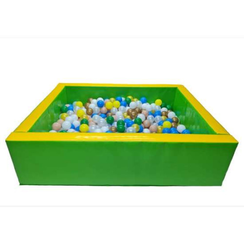 Сухой детский игровой бассейн "Прямоугольник" 120х100х40см без шаров