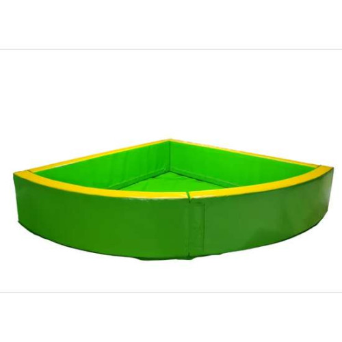 Сухой бассейн "Угловой" 180см детский игровой без шариков из вторичного поролона