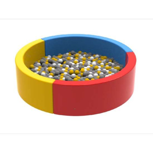 Сухой игровой бассейн "Круглый" 150х150х40см детский без шариков