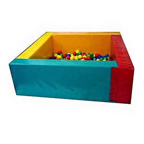 Сухой бассейн с высокими бортиками 150х50см