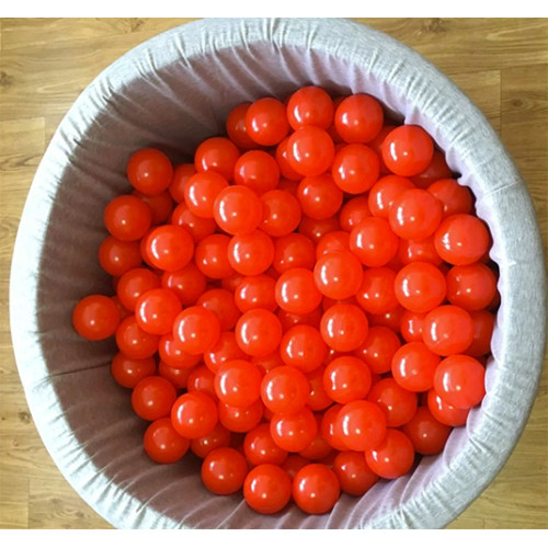 Набор шариков для наполнения детских сухих бассейнов цвет красный