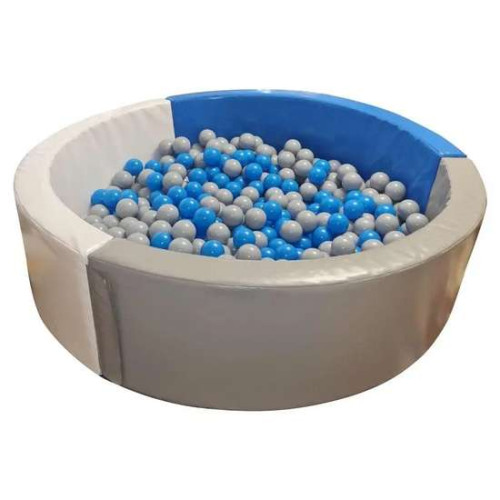 Сухой бассейн из вторичного поролона Круг 150х150х40 см детский разноцветный