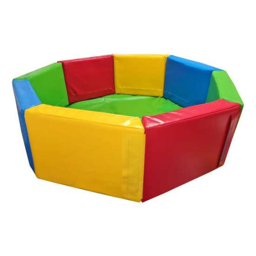 Сухой бассейн Восьмиугольник 150х150х40 см детский разноцветный из вторичного поролона без шариков Сухой бассейн Восьмиугольник 150х150х40 см детский разноцветный из вторичного поролона без шариков