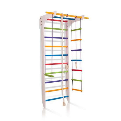 Шведская стенка белая деревянная 11-Lux 1-240 стандартной комплектации Шведская стенка белая деревянная 11-Lux 1-240 стандартной комплектации