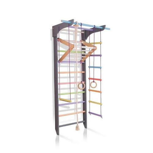 Шведская стенка деревянная 12-Lux 2-220 с навесным турником Шведская стенка деревянная 12-Lux 2-220 с навесным турником