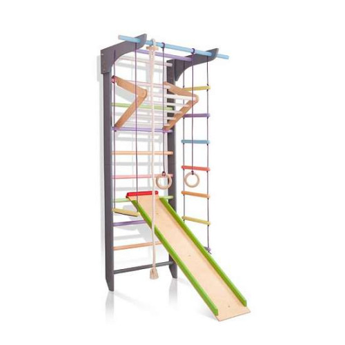 Шведская стенка с дерева 12-Lux 3-220 с доской для пресса