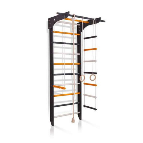 Шведская стенка черная деревянная 8-Lux 1-240 стандартной комплектации Шведская стенка черная деревянная 8-Lux 1-240 стандартной комплектации