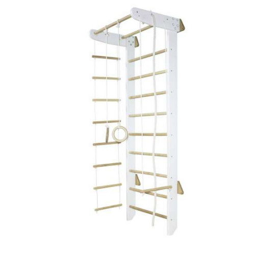 Спортивный уголок Белый Лак стандартной комплектации Спортивный уголок Белый Лак стандартной комплектации