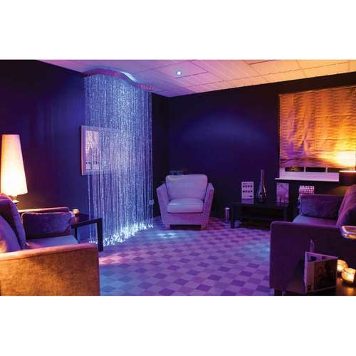 Световая стена-штора с световыми оптическими волокнами