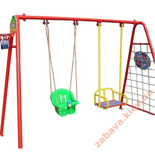 Детские качели для улицы Три сидения