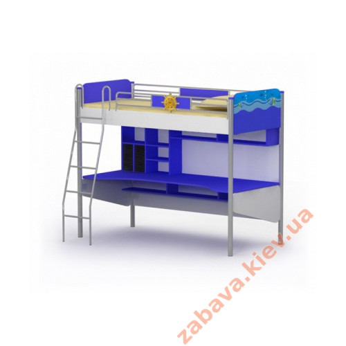 Ліжко горище з робочою зоною Ocean Оd-16-1 підлітку